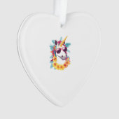 Hawaiaanse Aloha Eenhoorn Ornament (voorkant)