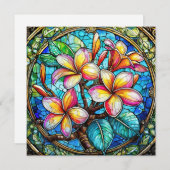 Hawaïaanse aloha kunst kaart blanco terug (Voorkant / Achterkant)