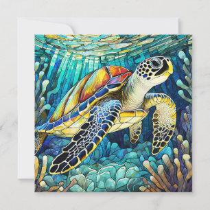 Hawaïaanse aloha kunst kaart blanco terug