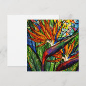 Hawaïaanse aloha kunst kaart blanco terug (Voorkant / Achterkant)