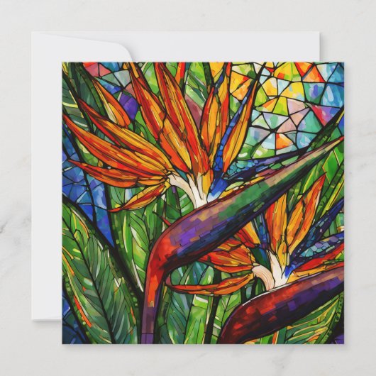 Hawaïaanse aloha kunst kaart blanco terug (Voorkant)