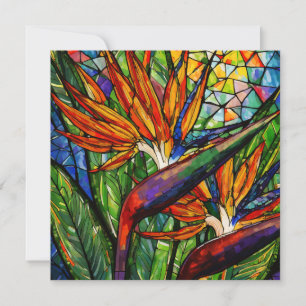 Hawaïaanse aloha kunst kaart blanco terug