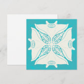 Hawaiaanse aloha kunstkaart blanco achterkant (Voorkant / Achterkant)