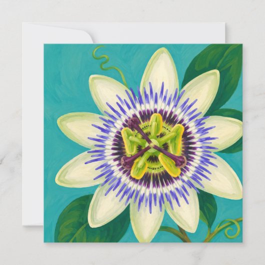 Hawaiaanse aloha kunstkaart blanco achterkant (Voorkant)