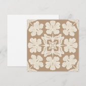 Hawaiaanse aloha kunstkaart blanco achterkant (Voorkant / Achterkant)