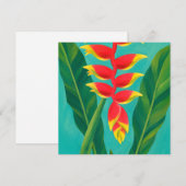 Hawaiaanse aloha kunstkaart blanco achterkant (Voorkant / Achterkant)