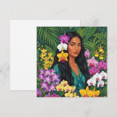 Hawaiaanse aloha kunstkaart lege achterkant (Voorkant / Achterkant)