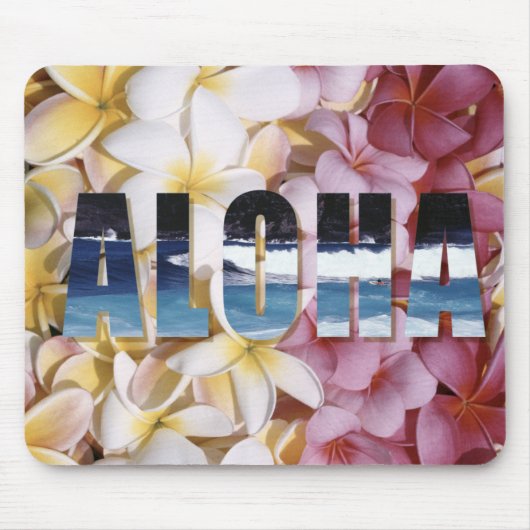 Hawaïaanse "Aloha" Mousepad Muismat (Voorkant)