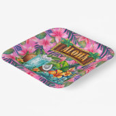 Hawaïaanse Aloha Papieren Bordje (Gebogen)