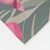 Hawaïaanse aloha print fleece deken (Hoek)