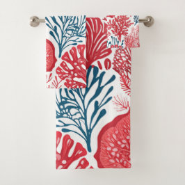 Hawaïaanse Aloha print Tropisch patroon Bad Handdoek