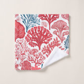 Hawaïaanse Aloha print Tropisch patroon Bad Handdoek (Wasdoekje)