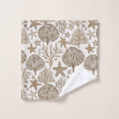 Hawaïaanse Aloha print Tropisch patroon Bad Handdoek (Wasdoekje)