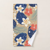 Hawaïaanse Aloha print Tropisch patroon Bad Handdoek (Handdoek)