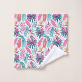 Hawaïaanse Aloha print Tropisch patroon Bad Handdoek (Wasdoekje)