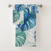 Hawaïaanse Aloha print Tropisch patroon Bad Handdoek (Insitu)