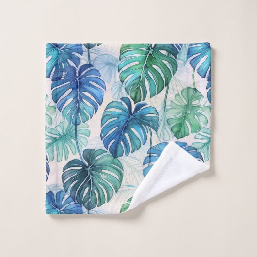 Hawaïaanse Aloha print Tropisch patroon Bad Handdoek (Wasdoekje)