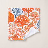 Hawaïaanse Aloha print Tropisch patroon Bad Handdoek (Wasdoekje)