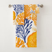 Hawaïaanse Aloha print Tropisch patroon Bad Handdoek (Insitu)