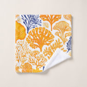 Hawaïaanse Aloha print Tropisch patroon Bad Handdoek (Wasdoekje)