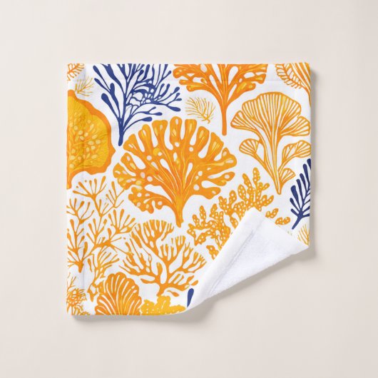 Hawaïaanse Aloha print Tropisch patroon Bad Handdoek (Wasdoekje)