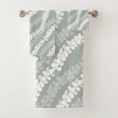Hawaïaanse Aloha print Tropisch patroon Bad Handdoek (Insitu)