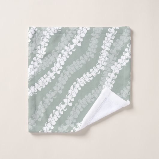Hawaïaanse Aloha print Tropisch patroon Bad Handdoek (Wasdoekje)