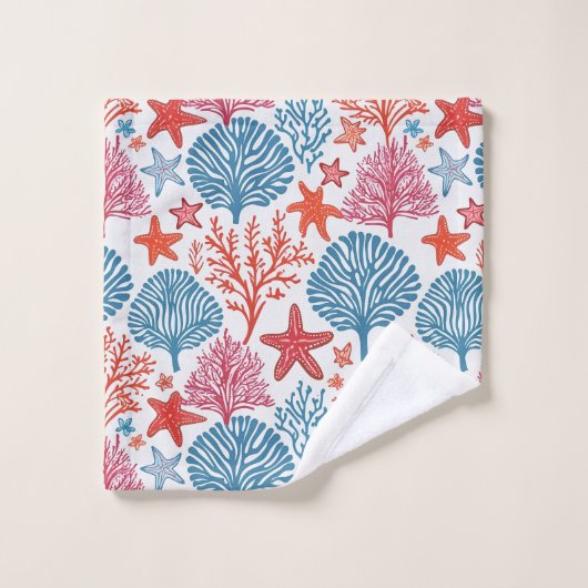 Hawaïaanse Aloha print Tropisch patroon Bad Handdoek (Wasdoekje)