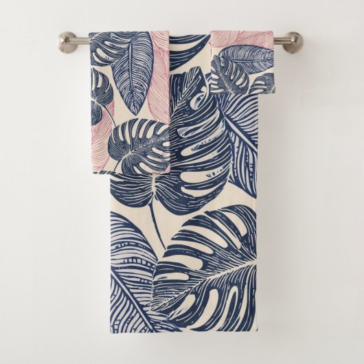 Hawaïaanse Aloha print Tropisch patroon Bad Handdoek (Insitu)