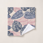 Hawaïaanse Aloha print Tropisch patroon Bad Handdoek (Wasdoekje)