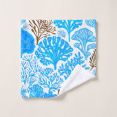 Hawaïaanse Aloha print Tropisch patroon Bad Handdoek (Wasdoekje)