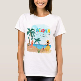 Hawaiaanse Aloha Vibes Boodschappentas T-shirt