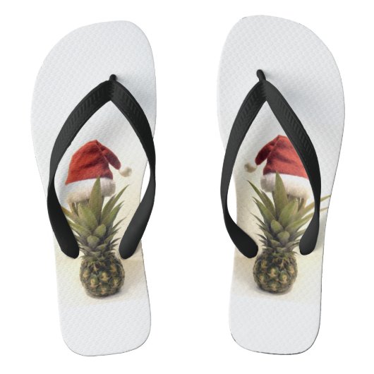 Hawaïaanse ananas kerst Teenslippers (Voetbed)