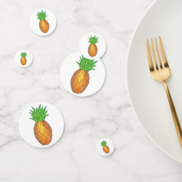 Hawaïaanse Ananas Tropical Island Fruit Hawaii HI Confetti