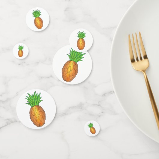 Hawaïaanse Ananas Tropical Island Fruit Hawaii HI Confetti (Groep)