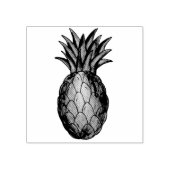 Hawaïaanse Ananas Tropical Island Fruit Hawaii HI Rubberstempel (Afrduk)