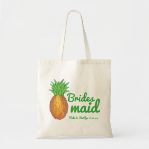 Hawaïaanse Ananas Tropical Island Fruit Hawaii HI Tote Bag