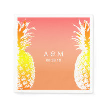 Hawaïaanse Ananas Tropische bruiloft