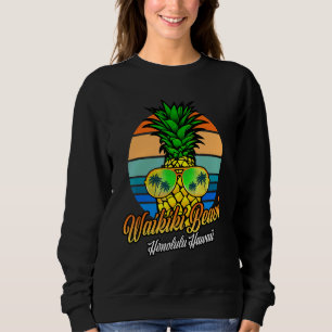 Hawaiaanse ananas zonnebril Waikiki Beach Honolu Trui