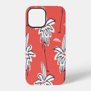 Hawaiaanse beach shirt, krabbel palm patroon. iPhone 12 hoesje