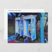 Hawaïaanse betaaltelefoons, Kauai, Hawaï Briefkaart (Voorkant / Achterkant)