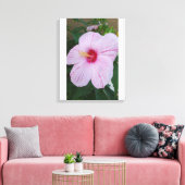 Hawaiaanse Bloem Canvas Afdruk (Insitu (Woonkamer))