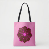 Hawaiaanse Bloem Tote Tas Cadeau (Voorkant)