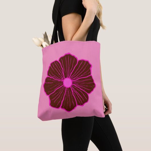 Hawaiaanse Bloem Tote Tas Cadeau (Dichtbij)
