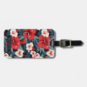 Hawaiaanse Bloemen Bagage Labels (Voorkant horizontaal)
