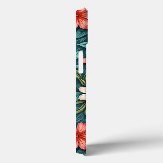 Hawaïaanse bloemen Case-Mate iPhone case (Achterkant / Rechts)