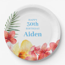 Hawaiaanse bloemens verjaardag
