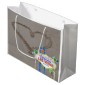 Hawaïaanse bruiloft negende eiland Vegas Groot Cadeauzakje (Voorkant Gekanteld)