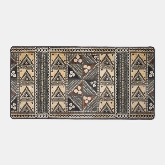 Hawaïaanse bruiloft tapa patroon bureaumat (Voorkant)