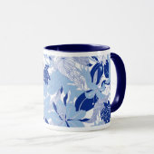 Hawaïaanse "Contour Hawaii" Blauwe Mok (Voorkant rechts)